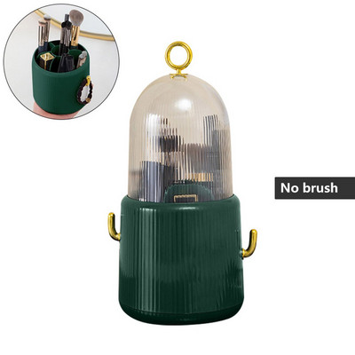 Ins rotējošs aplauzuma otu glāžu turētājs uzglabāšanas kastes organizators, daudzfunkcionāls darbvirsmas uzacu zīmuļa grima otiņas turētājs