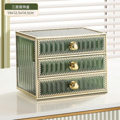 Ακρυλικό κιβώτιο οργάνωσης μακιγιάζ Κρυσταλλική θήκη αποθήκευσης καλλυντικών αδιάβροχη βούρτσα κραγιόν, ανθεκτική στη σκόνη, κοσμήματα Οργάνωση περιποίησης δέρματος