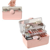 Aplauzuma uzglabāšanas organizatora kastīte lūpu krāsu rotaslietas otiņas organizators, sakraujami kosmētiskie vitrīnas, kas paredzēti kumodei vannas istabas galda virsmai