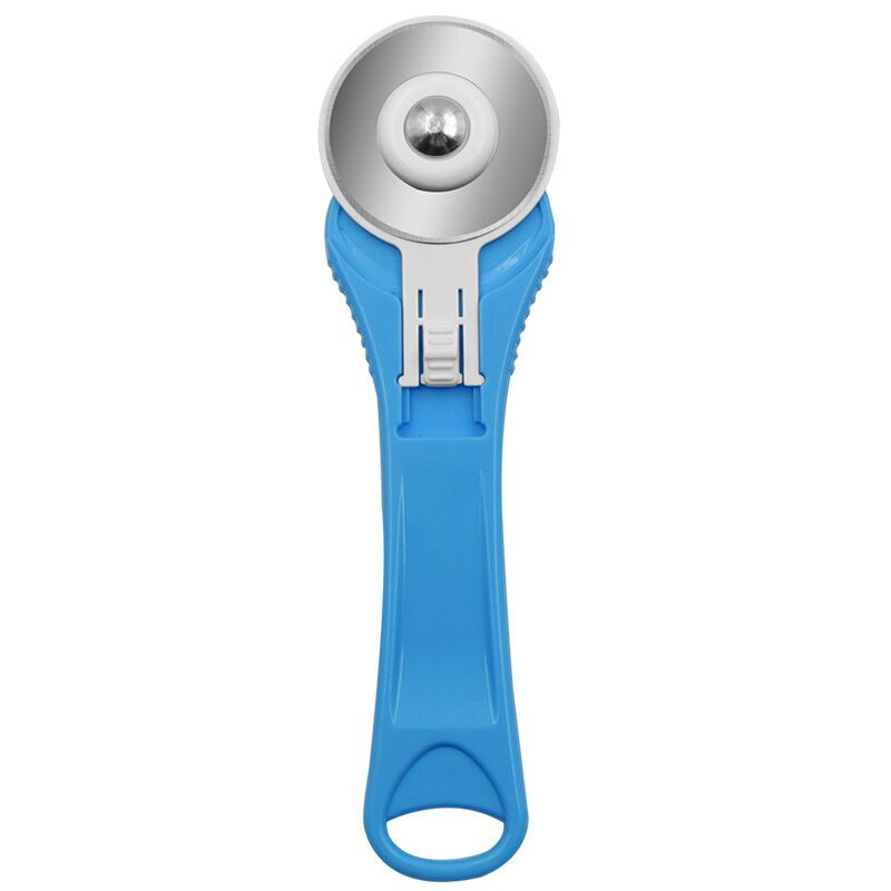 45 mm pjovimo kaitlentė, dygsniavimo apvalus peilis, audinio pjovimo apvalus peilis, kaitlentė, odos pjovimo peilis, ritininis peilis su spalvota rankena