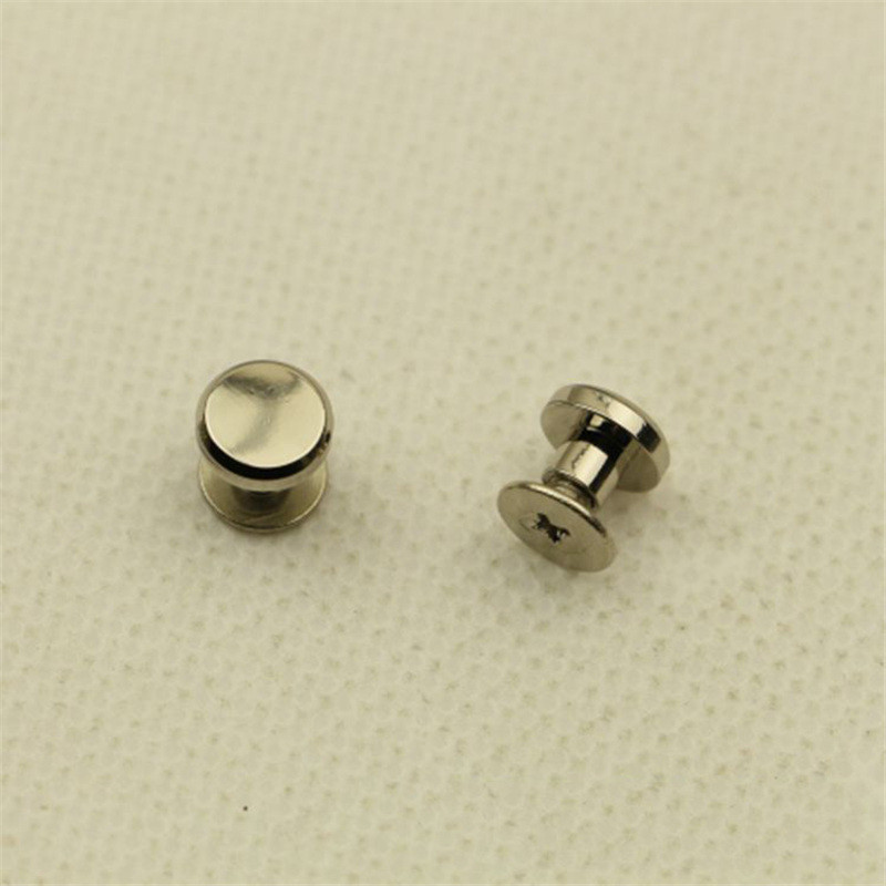 XUNZHE 20 σετ 10*5,5 mm Μεταλλικά καρφιά με βίδες καρφιά Διπλό επίπεδο κορδόνι κεφαλής / ιμάντα πριτσίνια αποσκευών Μπουλόνι φωτογραφικού άλμπουμ