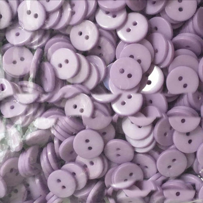 Kuum müük 6mm 9mm 11mm 12mm dekoratiivsed nööbid näputöö jaoks Vaigu plastist nupp nukkudele Scrapbooking õmblusnööbid 2 auku