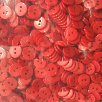 Kuum müük 6mm 9mm 11mm 12mm dekoratiivsed nööbid näputöö jaoks Vaigu plastist nupp nukkudele Scrapbooking õmblusnööbid 2 auku