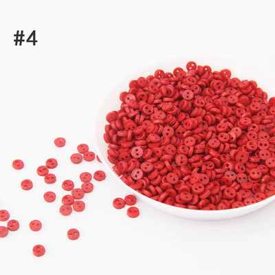 Karstā izpārdošana 3 mm mini pogas rokdarbu sveķu plastmasas 2 caurumu poga multfilmām lellēm Apģērbi Apavi Scrapbooking Šūšana Apģērbs