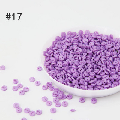 Karstā izpārdošana 3 mm mini pogas rokdarbu sveķu plastmasas 2 caurumu poga multfilmām lellēm Apģērbi Apavi Scrapbooking Šūšana Apģērbs