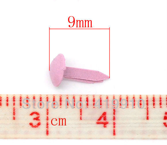 Bezmaksas piegāde — DIY 500 pc pasteļtoņu apaļas krāsas zīmulis Scrapbooking rotājumu kartīšu izgatavošana ar rokām darināts dekors 9*5 mm