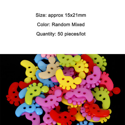 Vaikų sagų siuvimas Plastikiniai drabužiai 10 mm 50 vnt. 2 skylučių gėlės forma Atsitiktinės mišrios spalvos drabužių priedai Scrapbooking rankų darbo