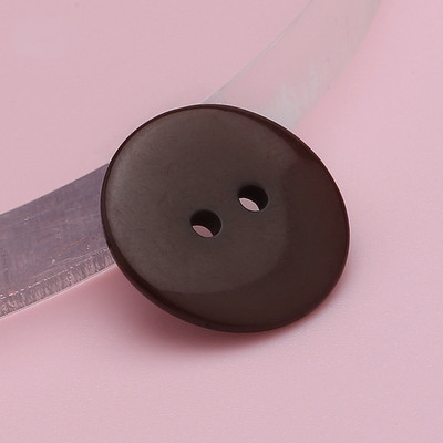 9-30mm Δύο τρύπες πολύχρωμα μικρά κουμπιά Κουμπί μαξιλαριού κοστουμιού Ψωμί στρογγυλή ρητίνη Κουμπιά ραψίματος Diy Ρούχα χειροτεχνία Scrapbooking