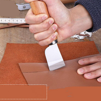 Остър кожен нож за рязане Професионален кожен занаятчийски нож за рязане DIY Craft Knife Sharping Skiving Tool Високоскоростна стомана