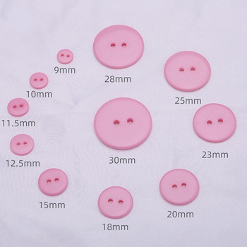 9-30 χιλιοστά μικτά κουμπιά παιδικά ρούχα πολύχρωμα διπλά μάτια Κουμπί ψωμιού για Diy Resin Scrapbooking Χειροποίητη Πλεκτομηχανή Χονδρική
