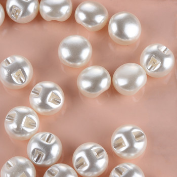 50 PC Sewing Pearl Buttons κουμπιά μανιταριών για αξεσουάρ φορέματος ρούχων Scrapbooking ένδυμα Διακοσμητικό DIY Crafts Tool