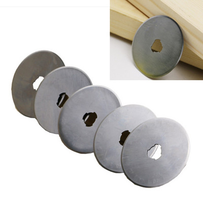 5pcs/Set 28mm 45mm Blades Rotary Cutter Set for Fabric Paper Circular Cut Cutting Disc Patchwork Craft Sewing Cutting Tool