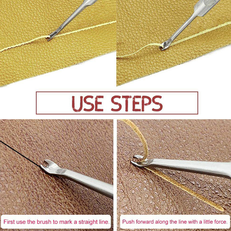 Odos dygsniavimo įrankis griovelio pjaustytuvas UV stiliaus „pasidaryk pats“ griovelių pjovimo įrankis briaunų pjovimo įtaisas