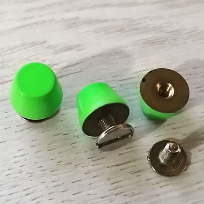 XUNZHE 10 vnt. kibiro kniedės „pasidaryk pats“ dengimo varžtas vario plokščia galvute kniedės mygtukas bagažo kojelė odiniai varžtai metaliniai spygliai drabužiams