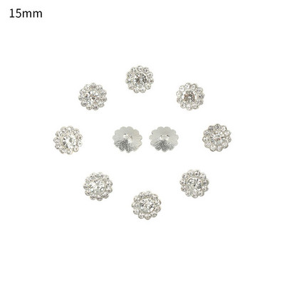 10 tk. Uus särav kivinööbid Särk õmmeldud nööbid DIY käsitöö väljalõigete albumi kaunistus kodus käsitsi valmistatud tööriistad tarvikud