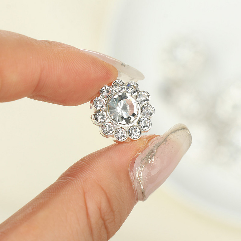 10 tk. Uus särav kivinööbid Särk õmmeldud nööbid DIY käsitöö väljalõigete albumi kaunistus kodus käsitsi valmistatud tööriistad tarvikud