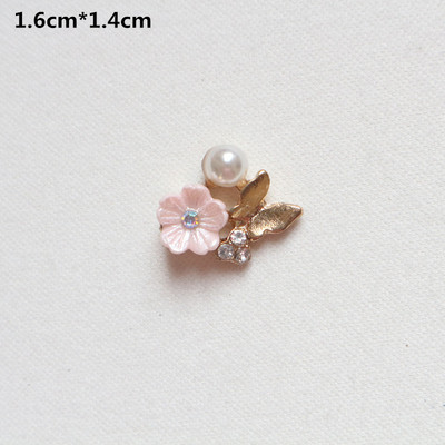 10 tk Pärlikivist kaunistused, nööbid, lameda seljaga dekoratiivsed käsitööks mõeldud kikisõlmede lillekaunistused. DIY käsitöötarbed