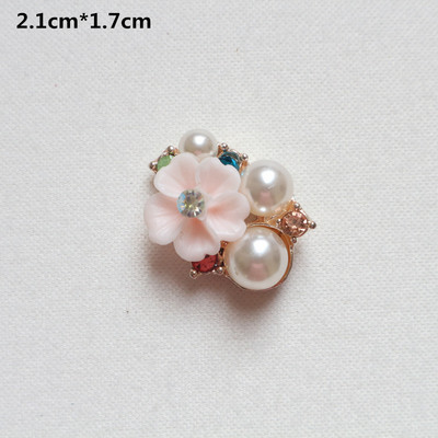 10 tk Pärlikivist kaunistused, nööbid, lameda seljaga dekoratiivsed käsitööks mõeldud kikisõlmede lillekaunistused. DIY käsitöötarbed