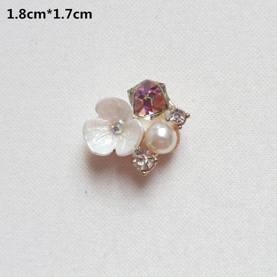 10 tk Pärlikivist kaunistused, nööbid, lameda seljaga dekoratiivsed käsitööks mõeldud kikisõlmede lillekaunistused. DIY käsitöötarbed