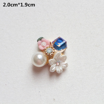 10 tk Pärlikivist kaunistused, nööbid, lameda seljaga dekoratiivsed käsitööks mõeldud kikisõlmede lillekaunistused. DIY käsitöötarbed
