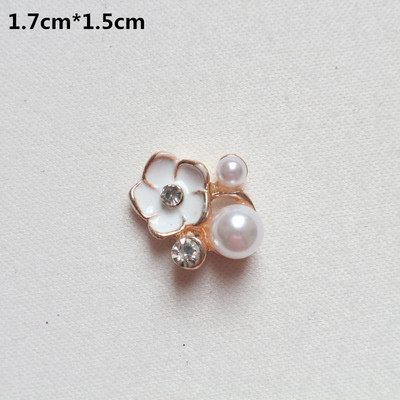 10 tk Pärlikivist kaunistused, nööbid, lameda seljaga dekoratiivsed käsitööks mõeldud kikisõlmede lillekaunistused. DIY käsitöötarbed
