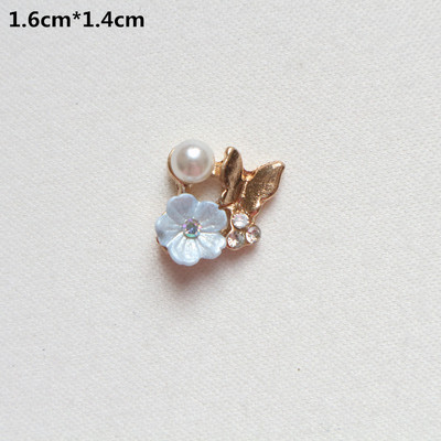 10 tk Pärlikivist kaunistused, nööbid, lameda seljaga dekoratiivsed käsitööks mõeldud kikisõlmede lillekaunistused. DIY käsitöötarbed