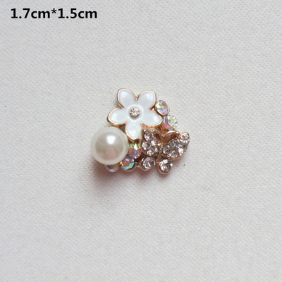 10 tk Pärlikivist kaunistused, nööbid, lameda seljaga dekoratiivsed käsitööks mõeldud kikisõlmede lillekaunistused. DIY käsitöötarbed