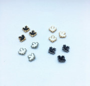 12,5 mm kraštinės lapai Drabužių kniedės Apyrankės dangtelio smeigtukas krepšiui Skrybėlės diržas Oda amatai Batai Džinsai Piniginė Piniginės priedai