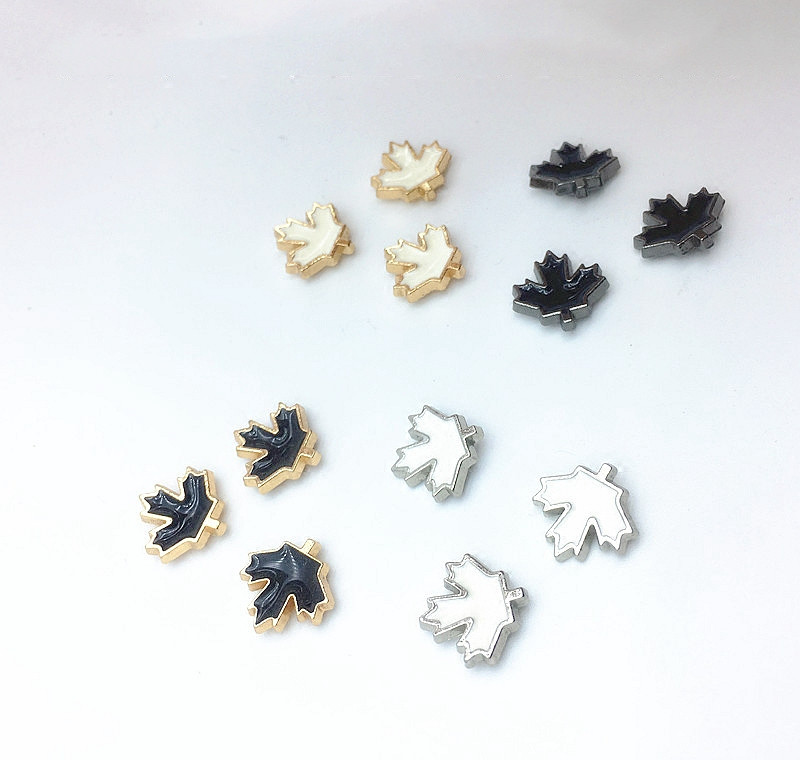 12,5 mm kraštinės lapai Drabužių kniedės Apyrankės dangtelio smeigtukas krepšiui Skrybėlės diržas Oda amatai Batai Džinsai Piniginė Piniginės priedai