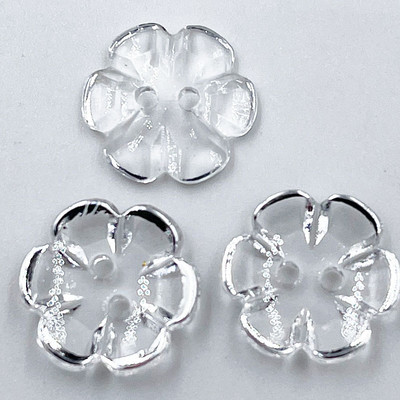 50 τμχ Ασημί/χρυσό τριαντάφυλλο ακρυλικά κουμπιά για διακόσμηση χειροποίητα χειροποίητα αξεσουάρ ραπτικής PT364