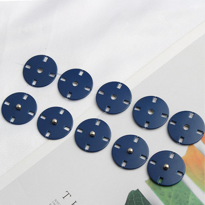 10 tk Metallivärvi varjatud pandlaga mantel Tuulejope sulejope tarvikud Väikese lõhnaga stiilis nähtamatud klõpsatusega nööbid