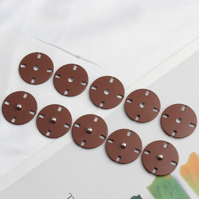 10 tk Metallivärvi varjatud pandlaga mantel Tuulejope sulejope tarvikud Väikese lõhnaga stiilis nähtamatud klõpsatusega nööbid