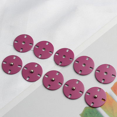 10 tk Metallivärvi varjatud pandlaga mantel Tuulejope sulejope tarvikud Väikese lõhnaga stiilis nähtamatud klõpsatusega nööbid