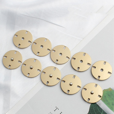 10 tk Metallivärvi varjatud pandlaga mantel Tuulejope sulejope tarvikud Väikese lõhnaga stiilis nähtamatud klõpsatusega nööbid