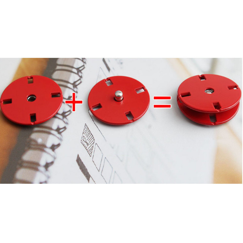 10 tk Metallivärvi varjatud pandlaga mantel Tuulejope sulejope tarvikud Väikese lõhnaga stiilis nähtamatud klõpsatusega nööbid