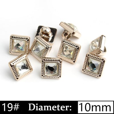 5/10 gab. Pērļu kātu pogas Plastmasas apģērba apģērba krekla poga DIY mēteļa aproču pogas šūšanai Scrapbooking apģērbu aksesuāri