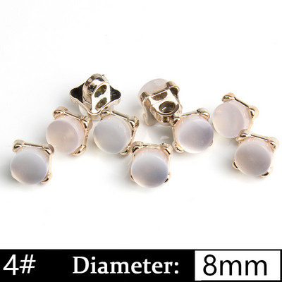 5/10 gab. Pērļu kātu pogas Plastmasas apģērba apģērba krekla poga DIY mēteļa aproču pogas šūšanai Scrapbooking apģērbu aksesuāri