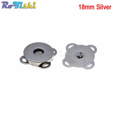 Metāla Magnētiski Spraudītes Pogas Rokassomu Maks Maks Amatniecības Somas Daļas Aksesuāri 15mm 18mm 4 Krāsas