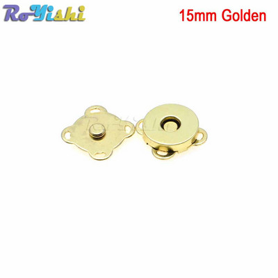 Metāla Magnētiski Spraudītes Pogas Rokassomu Maks Maks Amatniecības Somas Daļas Aksesuāri 15mm 18mm 4 Krāsas
