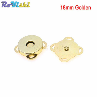 Metāla Magnētiski Spraudītes Pogas Rokassomu Maks Maks Amatniecības Somas Daļas Aksesuāri 15mm 18mm 4 Krāsas