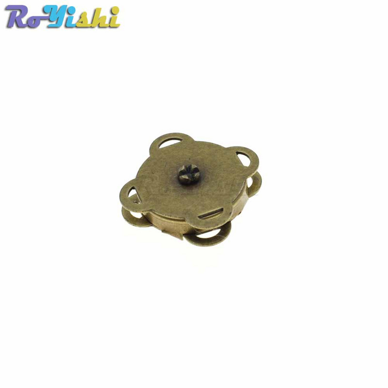 Metāla Magnētiski Spraudītes Pogas Rokassomu Maks Maks Amatniecības Somas Daļas Aksesuāri 15mm 18mm 4 Krāsas