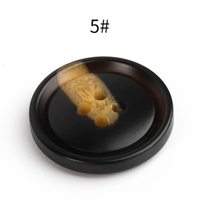 Jauni 20gab Sveķi 4 caurumi Pogas Šūšanas piederumi Izmērs Komplekts apģērbam Dekoratīvās plastmasas pogas Roku darbs DIY