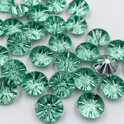 Jaunas 50 GAB caurspīdīgas plastmasas pogas, puslode, 13 mm, šūšanas amatniecība PT377