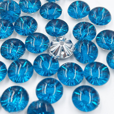 Jaunas 50 GAB caurspīdīgas plastmasas pogas, puslode, 13 mm, šūšanas amatniecība PT377