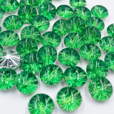 Jaunas 50 GAB caurspīdīgas plastmasas pogas, puslode, 13 mm, šūšanas amatniecība PT377