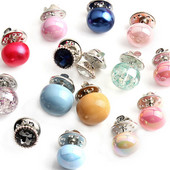 10 tk Nööbid Naiste särk Pross Nööbid Turvapärl Rhinestone Pross Nööbid DIY Riietus Kleit Mantel Kampsun Särgi Dekoratsioon