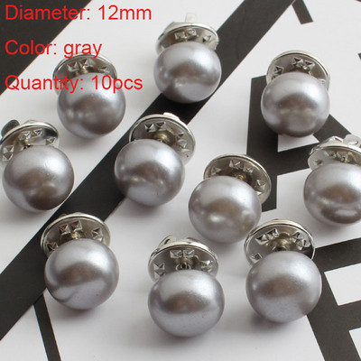 10 tk Nööbid Naiste särk Pross Nööbid Turvapärl Rhinestone Pross Nööbid DIY Riietus Kleit Mantel Kampsun Särgi Dekoratsioon
