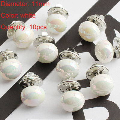 10 tk Nööbid Naiste särk Pross Nööbid Turvapärl Rhinestone Pross Nööbid DIY Riietus Kleit Mantel Kampsun Särgi Dekoratsioon