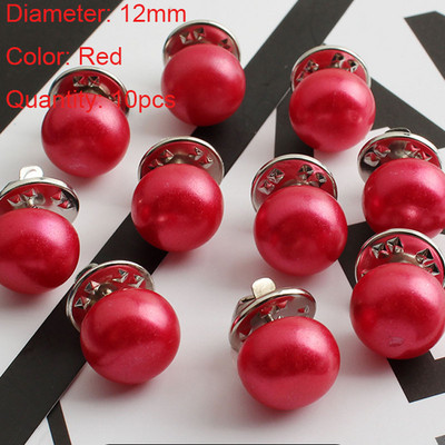 10 tk Nööbid Naiste särk Pross Nööbid Turvapärl Rhinestone Pross Nööbid DIY Riietus Kleit Mantel Kampsun Särgi Dekoratsioon