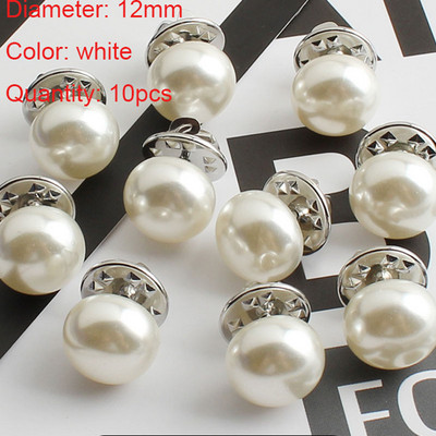 10 tk Nööbid Naiste särk Pross Nööbid Turvapärl Rhinestone Pross Nööbid DIY Riietus Kleit Mantel Kampsun Särgi Dekoratsioon